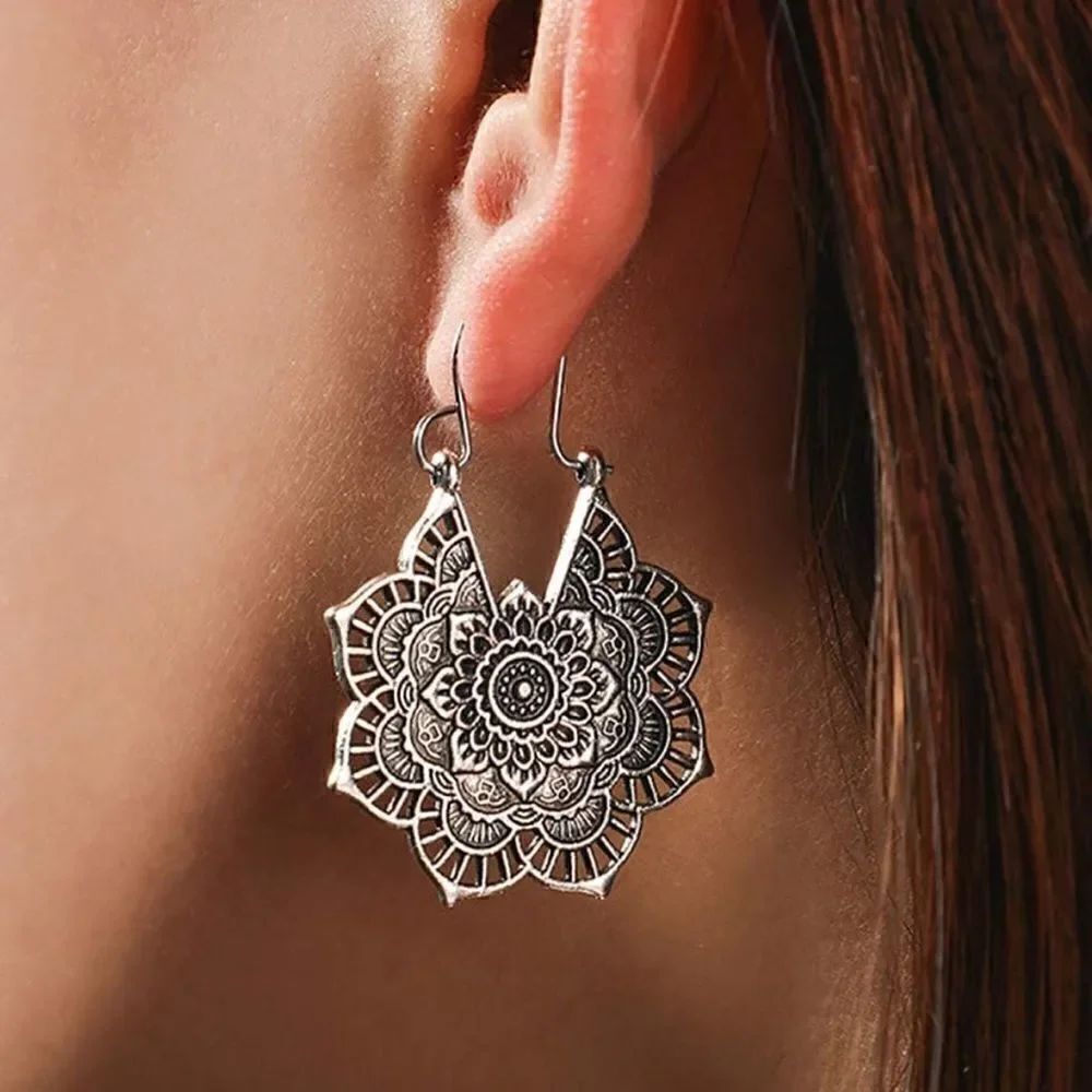 Boho hoop earrings M74